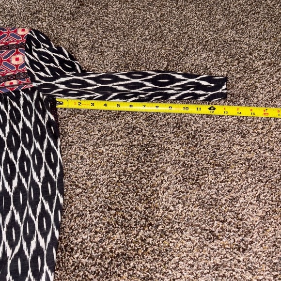 ANTHROPOLOGIE OS • XS 3/4 SLEEVE BOHO TOP • EXCELLENT CONDITION - Picture 9 of 13